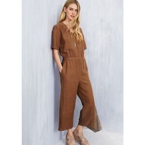 Elegant Brown Jumpsuit